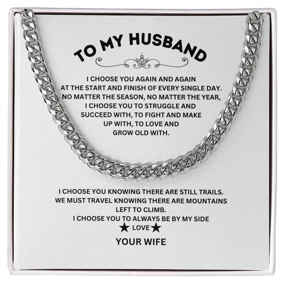 To My Husband - I Choose You Again