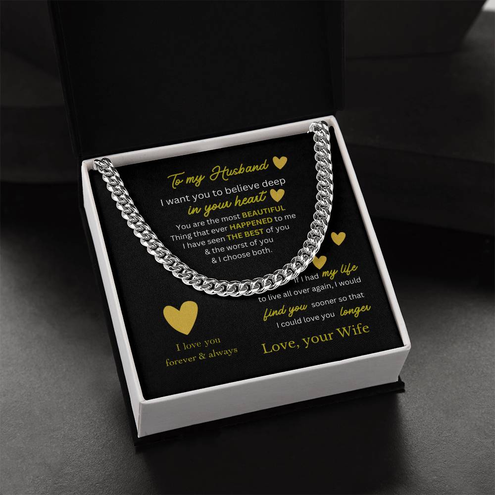 To my Husband - I'd Do It All Over Again