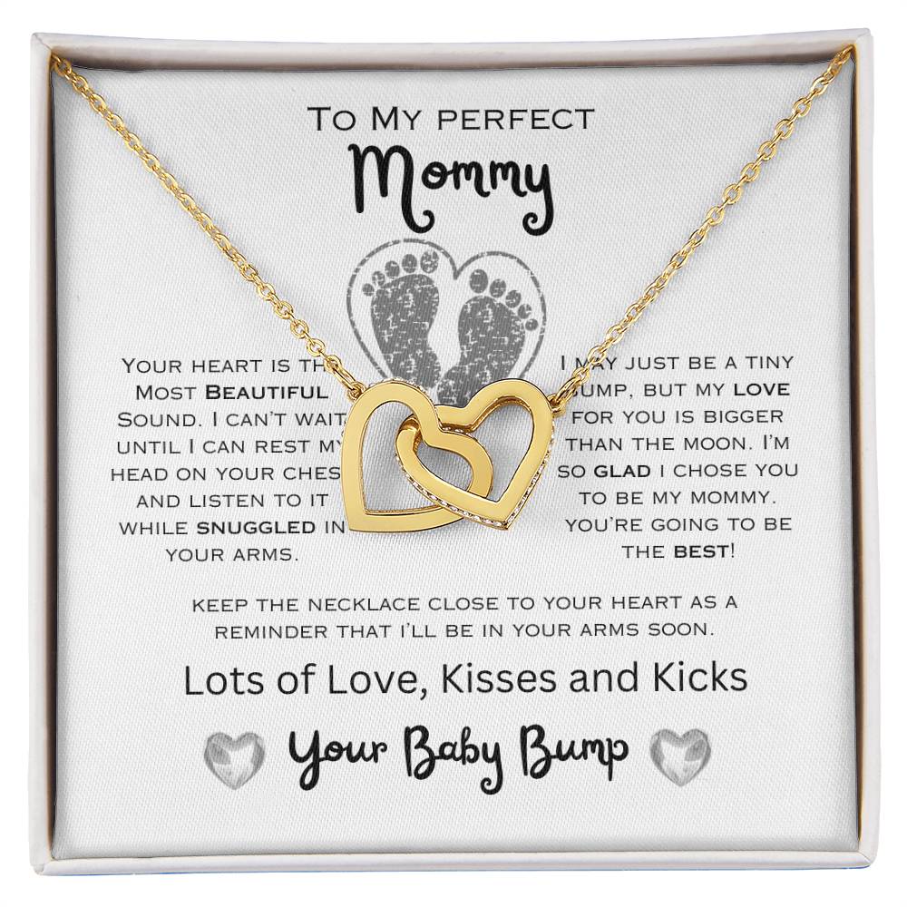 My Perfect Mommy - Your Baby Bump - Interlocking Hearts