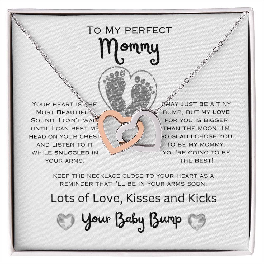 My Perfect Mommy - Your Baby Bump - Interlocking Hearts