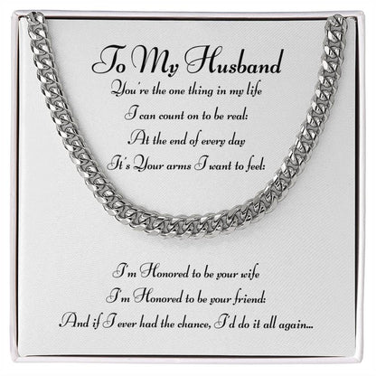 To My Husband - Honored To Be Your Wife