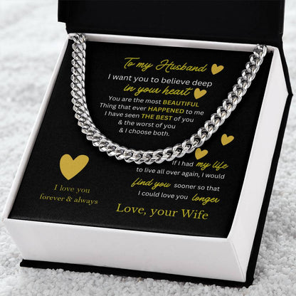 To my Husband - I'd Do It All Over Again