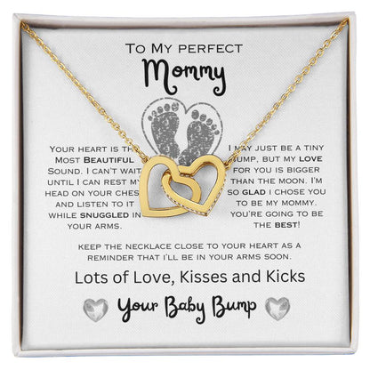 My Perfect Mommy - Your Baby Bump - Interlocking Hearts