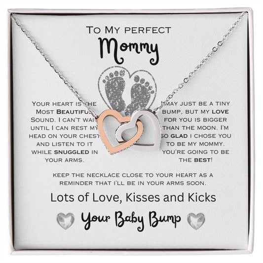 My Perfect Mommy - Your Baby Bump - Interlocking Hearts